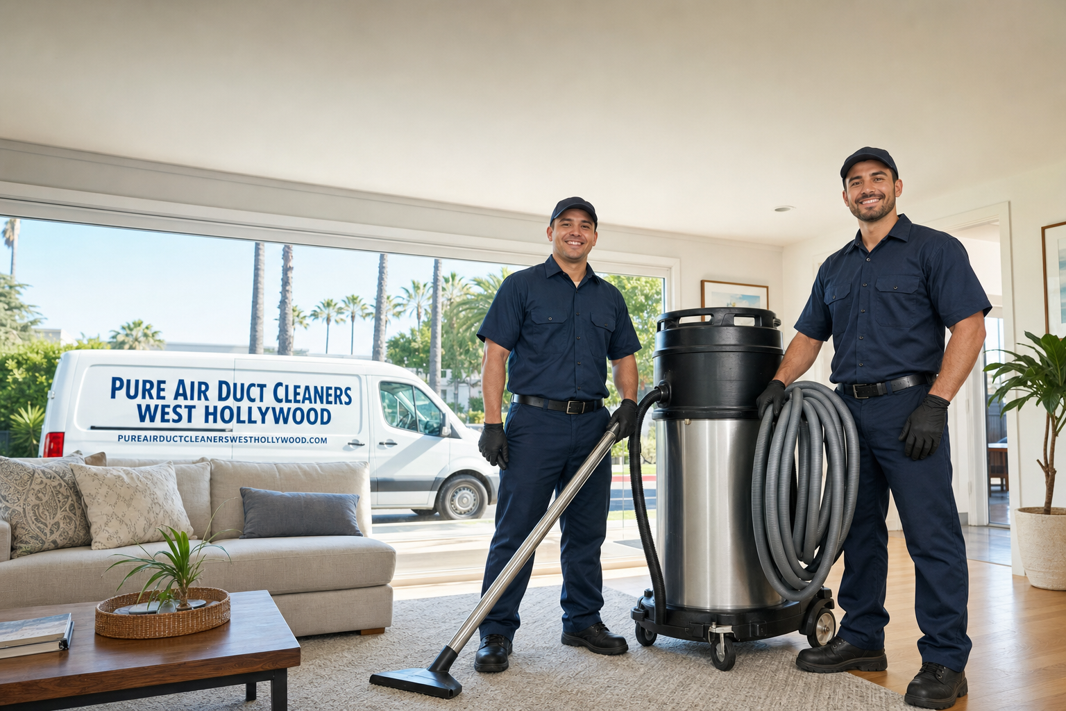 Pure Air Duct Cleaners West Hollywood at work